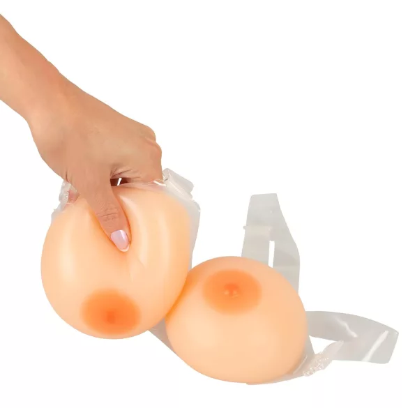 Cottelli - silikone brystproteser push-up - 2x400g