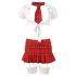 Cottelli - Skolepige kostume (5 dele) - M