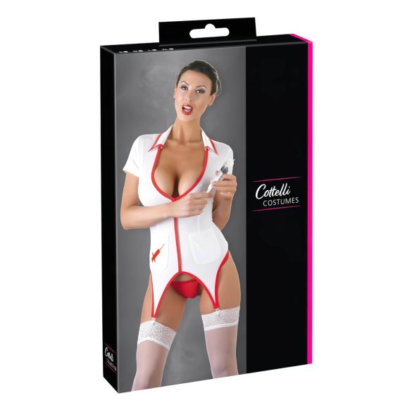 Cottelli - Sexet sygeplejerske-kostume med hofteholder