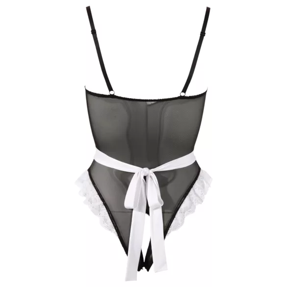 Cottelli - sexet stuepige body - sort lingeri - L