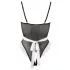 Cottelli - sexet stuepige body - sort lingeri - XL