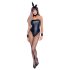 Cottelli Bunny - skinnende, sexet kaninoutfit (5 dele)