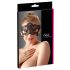 Cottelli - Broderet blondemaske (sort)
