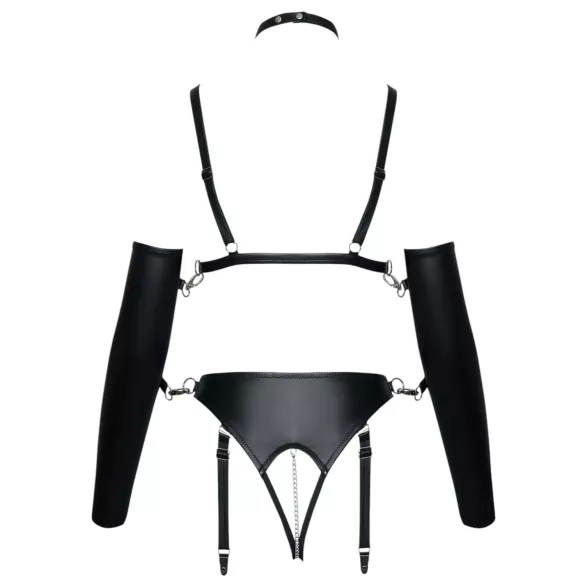 Bad Kitty - bondage kropssele sæt - sort - M