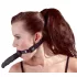 Fetish - mundspreder med dildo - sort
