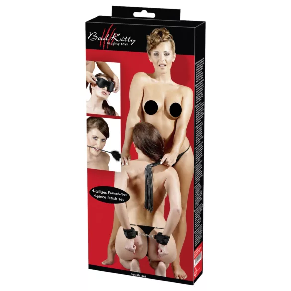 Bad Kitty - fetishsæt - sort