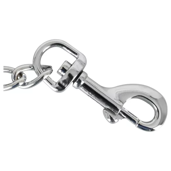 ZADO - dobbelt metal karabinhage og kæde - 15 cm
