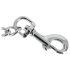 ZADO - dobbelt metal karabinhage og kæde (15 cm)
