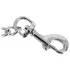 ZADO - dobbelt metal karabinhage og kæde - 15 cm