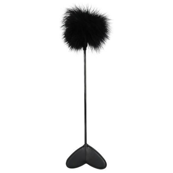 Kombineret flogger og teaser (sort)