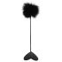Kombineret flogger og teaser (sort)