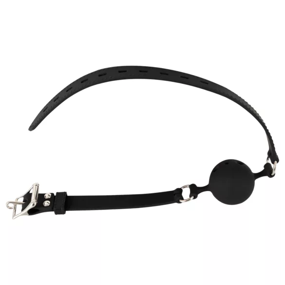 Bad Kitty - silikone gagball - mellem - sort