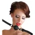 Bad Kitty - silikone gagball - mellem - sort