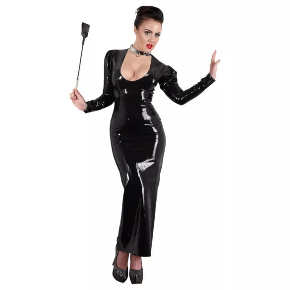 Bad Kitty - Skinnende, strasbesat spanker (sort)
