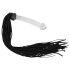 Bad Kitty - Elegant pisk med glasdildo (klar-sort)