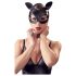 Bad Kitty - Sort strassmaske i kunstlæder (S-L)