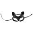 Bad Kitty - Sort strassmaske i kunstlæder (S-L)