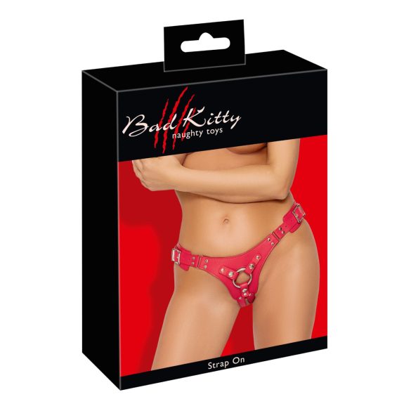 Bad Kitty - bund til strap-on (rød)
