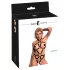 Bad Kitty - åben bh-body med stropper (sort) - S-L