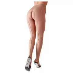 Cottelli - Strømpebukser - Stribet - Nude