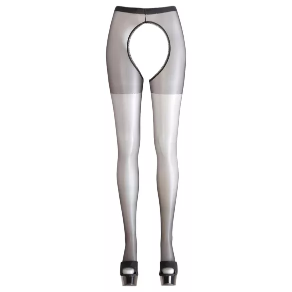 Cottelli - sexet strømpebukser - sort - L/XL