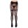 Cottelli Legwear - selvsiddende åbne strømper - sort (S-L)