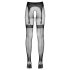 Cottelli Legwear - selvsiddende åbne strømper - sort (S-L)