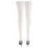 Cottelli - Satin Stay-ups (hvid) - 2/M