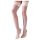 Cottelli - Satin Stay-ups (hvid) - 3/M-L