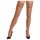 Cottelli - blonde, blomstrede stay-ups (natur) - 3/M-L