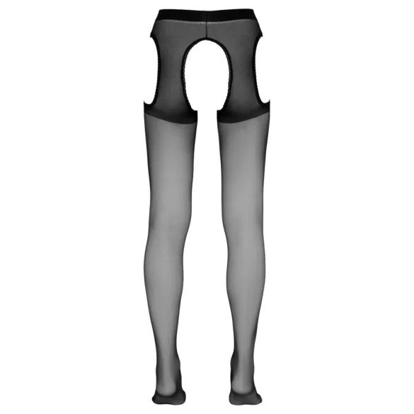 Cottelli - åbne (crotchless) strømpebukser (sort)