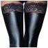 Noir - skinnende blonde strømpebukser (sort) - L