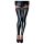 Noir - skinnende blonde strømpebukser (sort) - XL