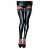 Noir - skinnende blonde strømpebukser (sort) - XL