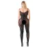 NO:XQSE - catsuit med blonde - sort - L/XL