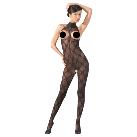 NO:XQSE - Catsuit med åbne bryster - blonde - one size - XL/XXL