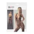 NO:XQSE - blonde catsuit - perledetaljer - sort