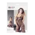 NO:XQSE - bodystocking med blonde og net - sort (S-L)