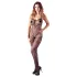NO:XQSE - bodystocking med blonde og net - sort (S-L)