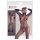 Mandy Mystery - Helkrops netdragt med maske - sort (S-L)