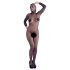 Mandy Mystery - Helkrops netdragt med maske - sort (S-L)