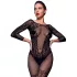 Fifty Shades sexet blonder catsuit (sort)