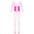 Cottelli - net bodystocking - pink - S-L