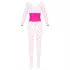 Cottelli - net bodystocking - pink - S-L