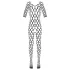 Cottelli - bodystocking net - sort - S-L