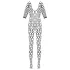 Cottelli - bodystocking net - sort - S-L