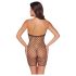 Cottelli - Sort netbody med åbning - S-L