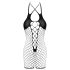 Cottelli - Sort netbody med åbning - S-L