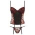 Cottelli - Roset Korset og G-streng (rød) - 85C/L