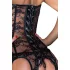 Noir - corset med hofteholder - blonde - sort - L